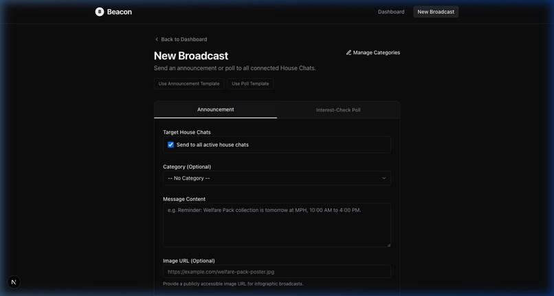 Beacon — RC Announcement Bot – screenshot 2