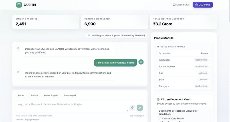 SAARATHI AI – screenshot 2