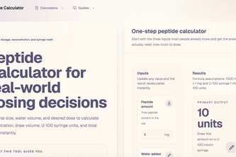 Peptide Calculator