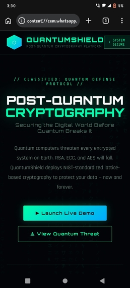 Post Quantum Cryptography  – screenshot 1