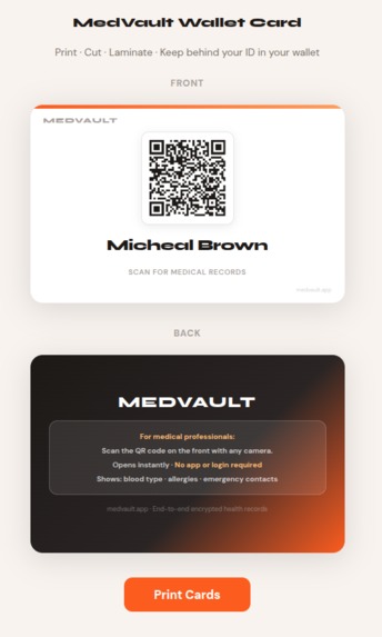 MedVault – screenshot 4