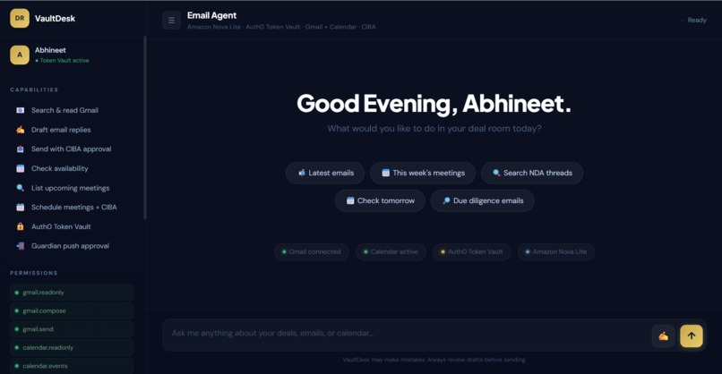 VaultDesk – screenshot 2