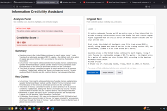 Information Credibility Assistant
