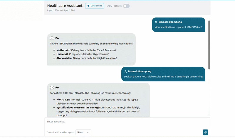 Healthcare Assistant MCP – screenshot 1