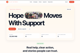TomatoHub: AI-Powered Relief Campaign