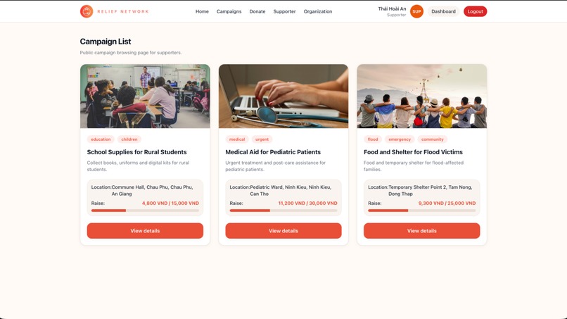 TomatoHub: AI-Powered Relief Campaign – screenshot 2