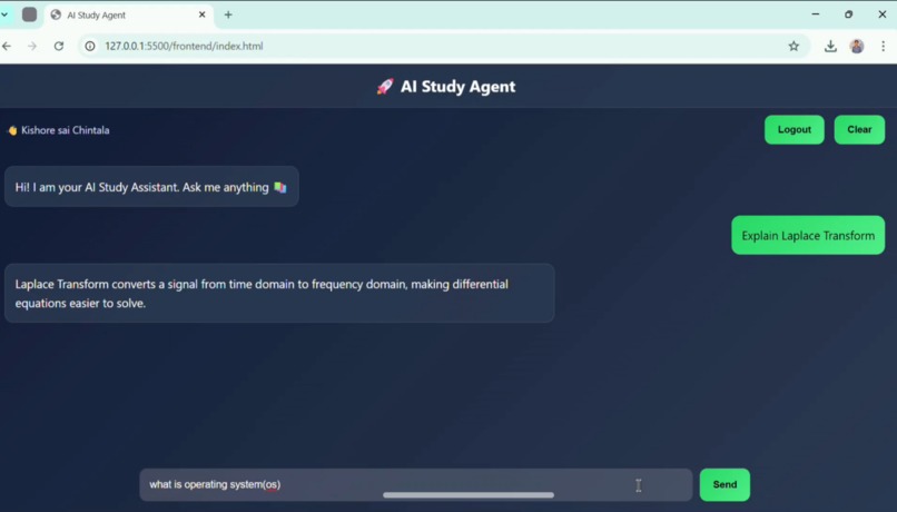 Ai-Study-Agent – screenshot 1