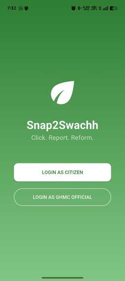 snap2swach-Ai powered Civic intelligence platform – screenshot 1