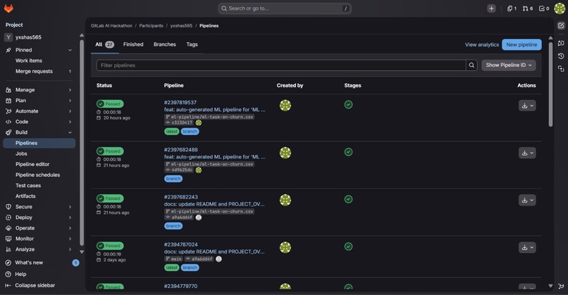 ML Pipeline Orchestrator Agent – screenshot 3