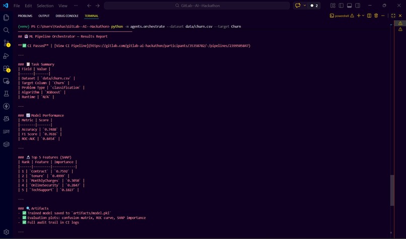 ML Pipeline Orchestrator Agent – screenshot 5