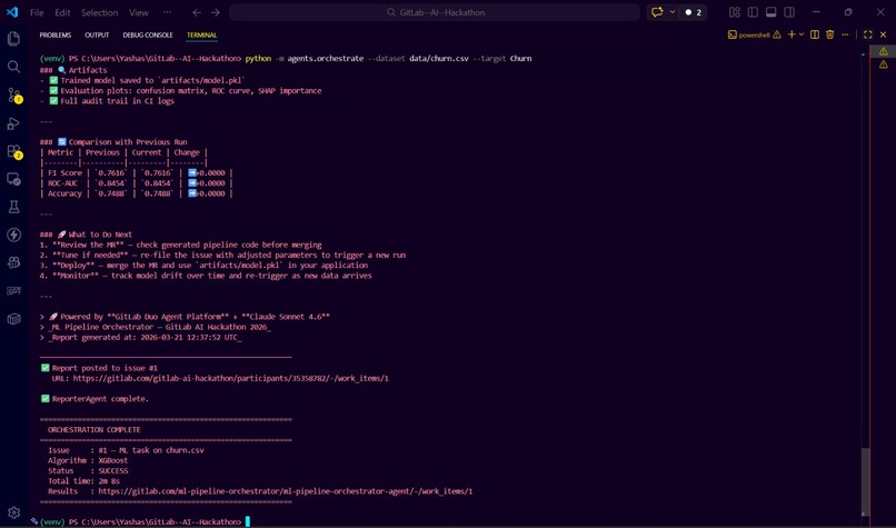 ML Pipeline Orchestrator Agent – screenshot 10