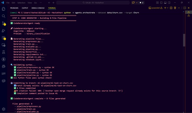 ML Pipeline Orchestrator Agent – screenshot 11