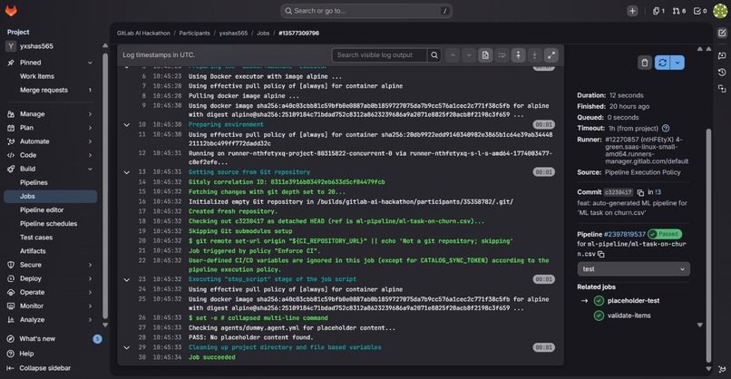 ML Pipeline Orchestrator Agent – screenshot 14