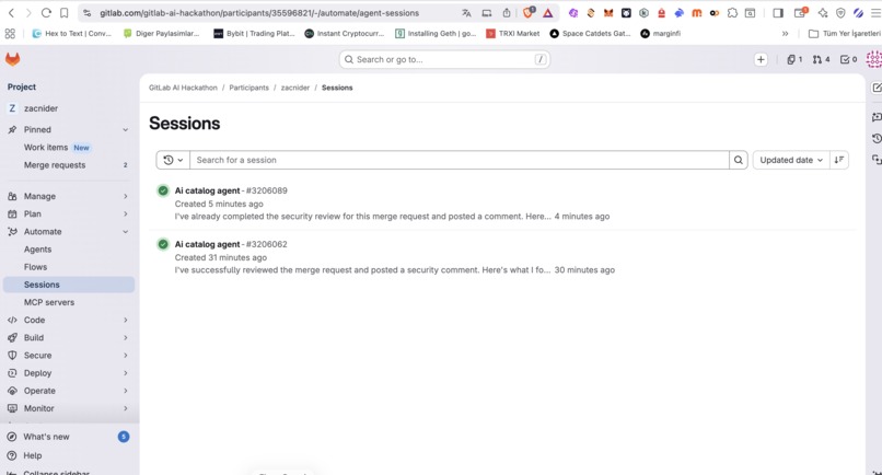 MR Security Fix Agent – screenshot 2