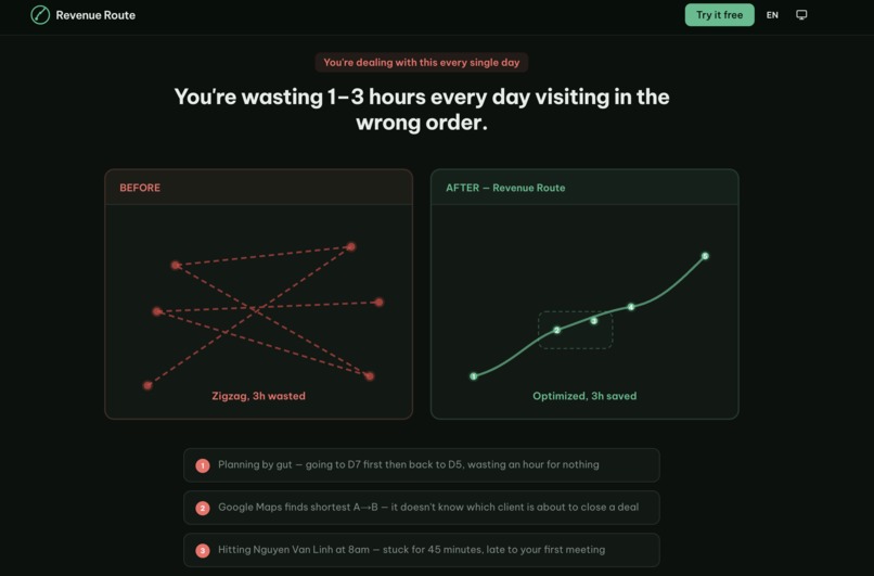 Revenue Route – screenshot 3