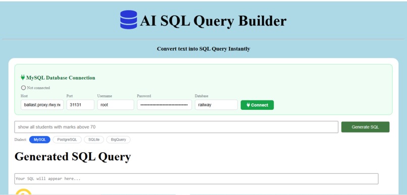 SQL Genie – screenshot 1
