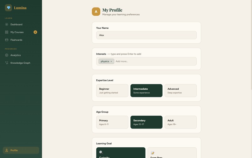Lumina – screenshot 2