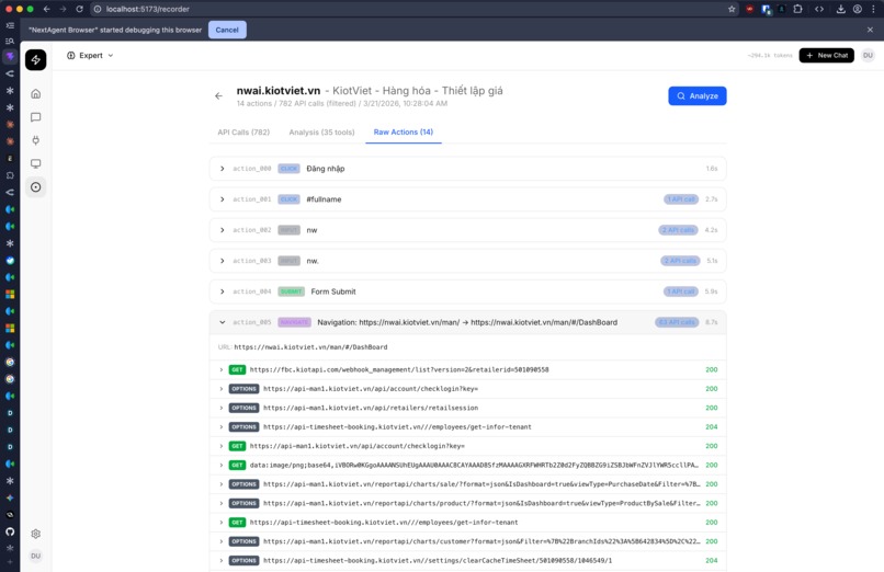 NextAgent – screenshot 1
