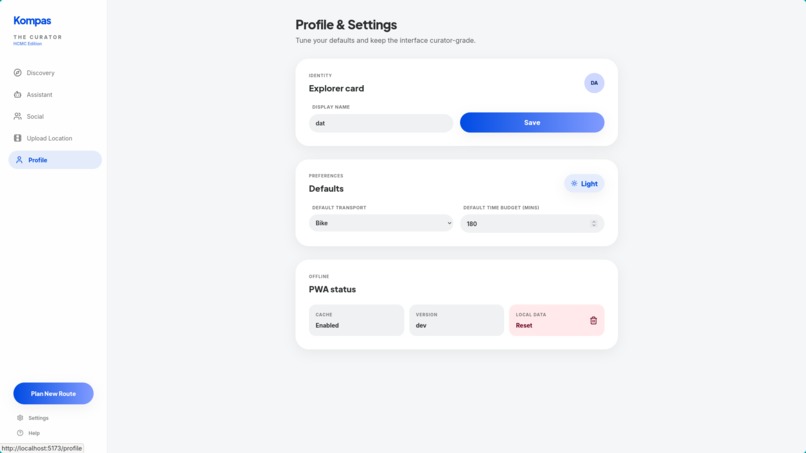 Kompas – screenshot 1