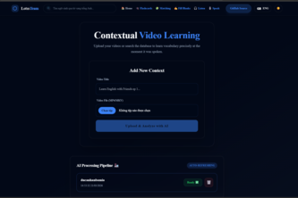 Contextual Video Learning
