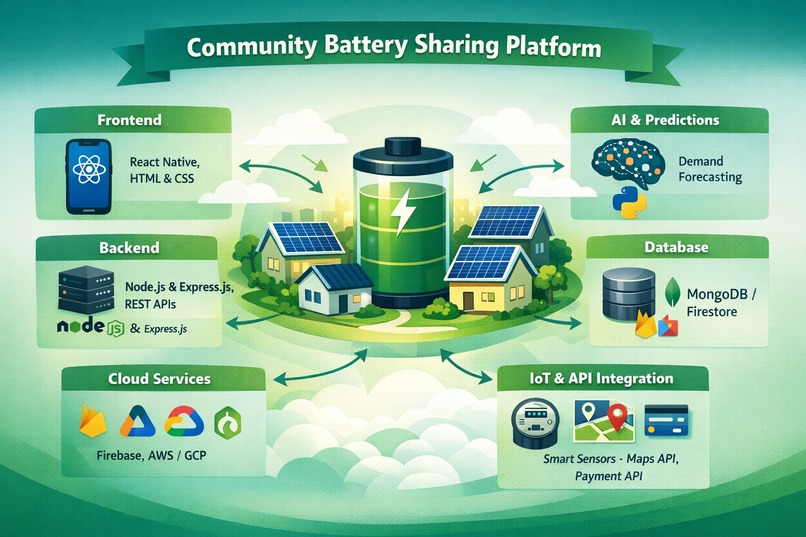 Community Battery Sharing Platform – screenshot 1