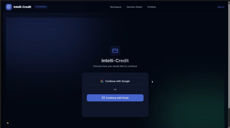 Intelli-Credit – screenshot 1