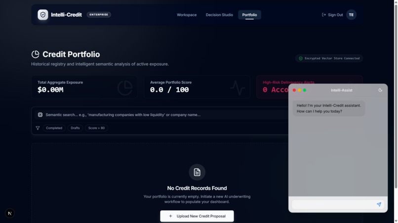 Intelli-Credit – screenshot 2