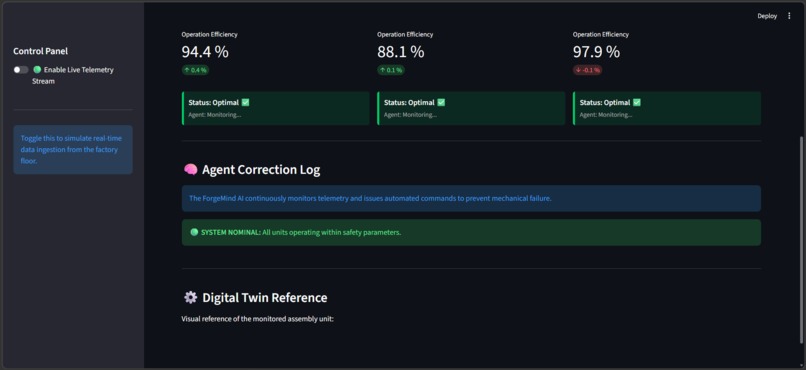 ForgeMind: Autonomous Factory Agent – screenshot 2