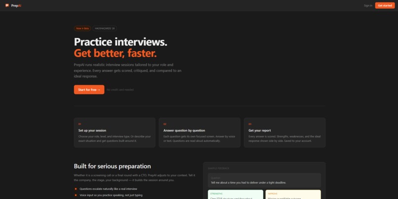 PrepAI – screenshot 1