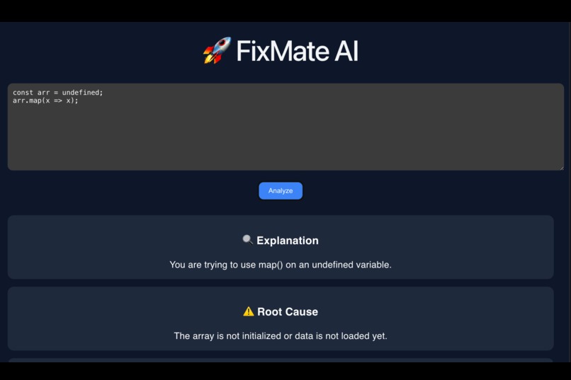 FixMate AI – screenshot 1