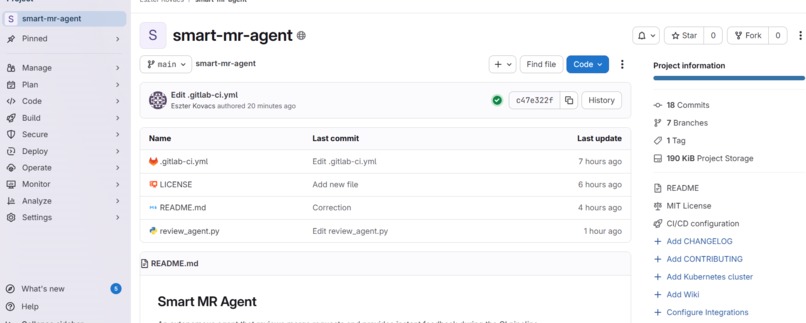 Smart MR agent – screenshot 1