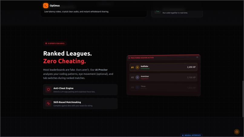 optimus – screenshot 4