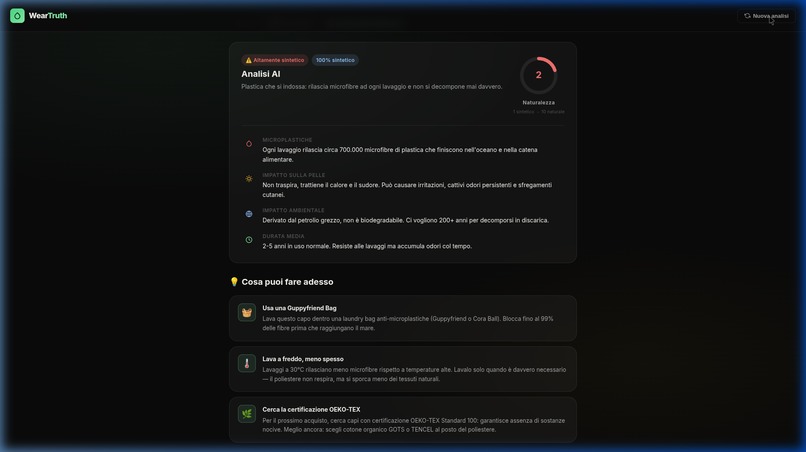 WearTruth – screenshot 2