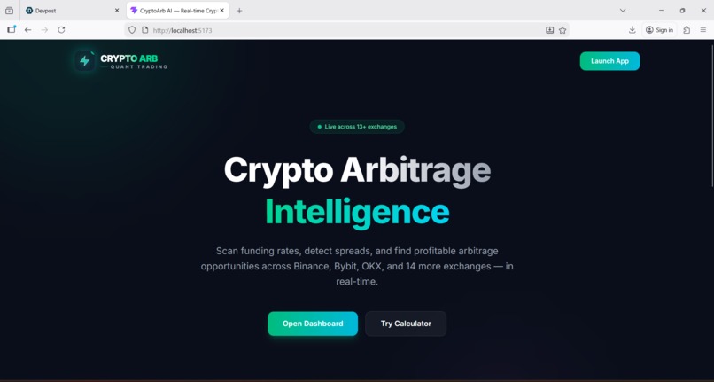 CryptoArb AI – Real-Time Crypto Arbitrage Engine – screenshot 7