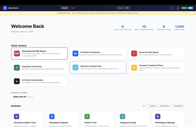 OncoTwin-BRCA – screenshot 1