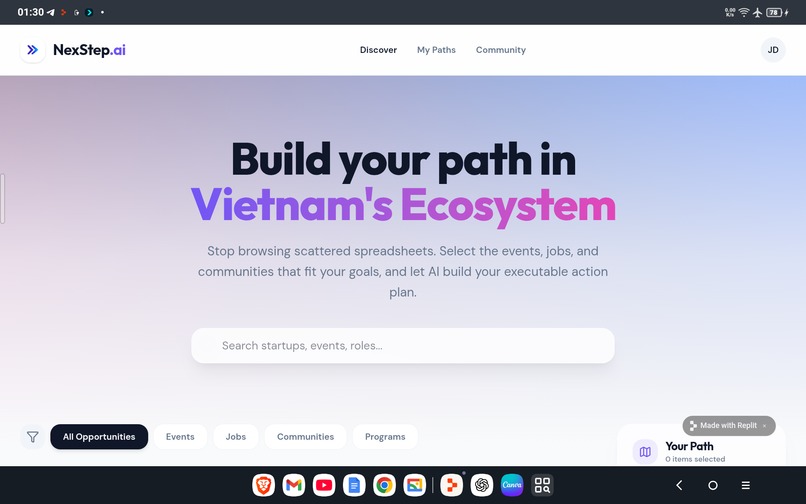 NexStep.ai - Your Vietnam Startup AI – screenshot 1