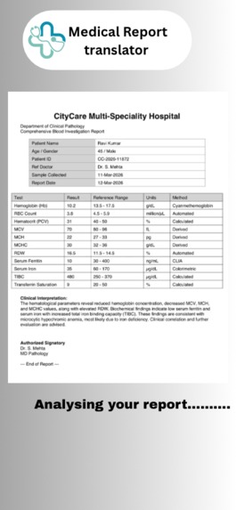 Medical report translator  – screenshot 6