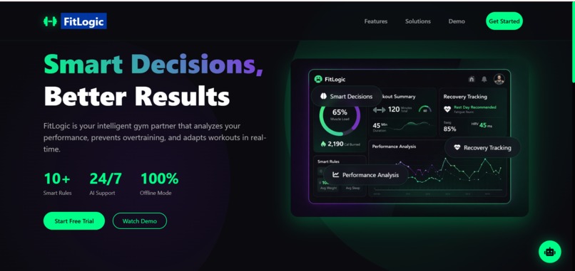 FitLogic – screenshot 1