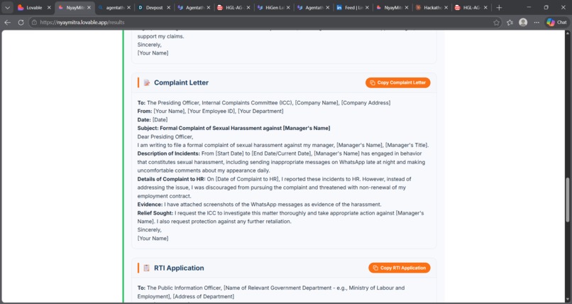 Nyay Mitra AI — Free AI Legal Rights Assistant  – screenshot 7