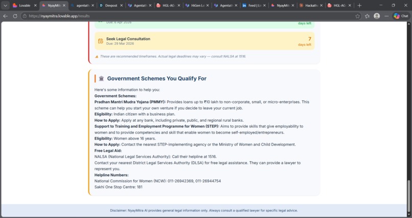 Nyay Mitra AI — Free AI Legal Rights Assistant  – screenshot 9