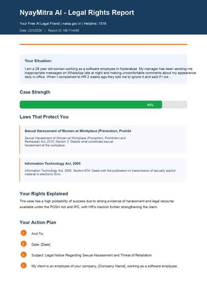 Nyay Mitra AI — Free AI Legal Rights Assistant  – screenshot 13