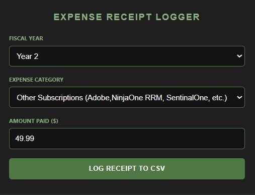 IT Budgeting Calculator – screenshot 2