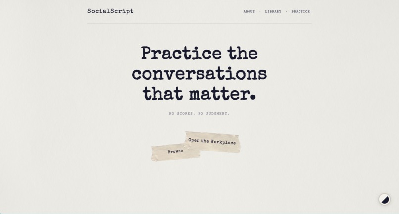 SocialScript – screenshot 1