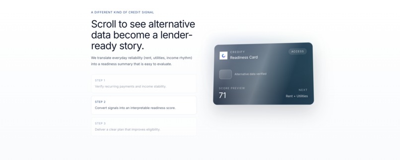 Credify  – screenshot 2