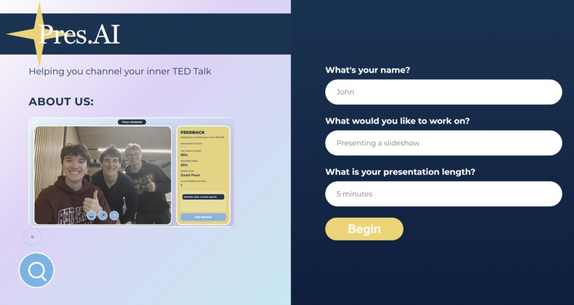 Pres.AI – screenshot 2