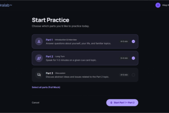 Oralab - AI IELTS Speaking Mock Examiner