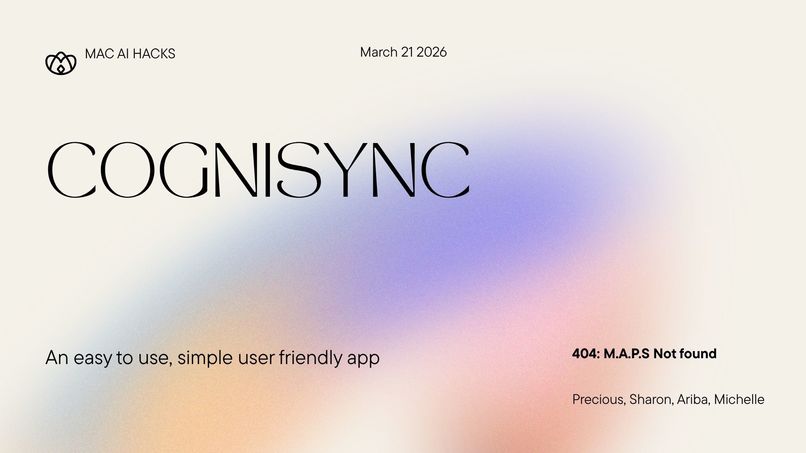 CogniSync – screenshot 1