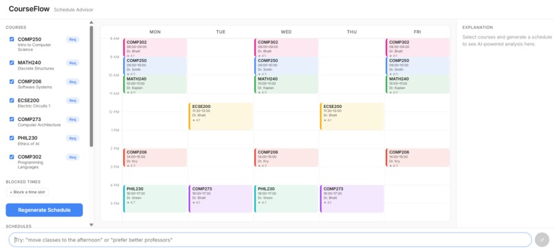 CourseFlow – screenshot 2