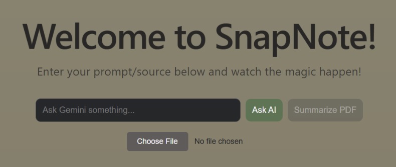 Snapnote – screenshot 1