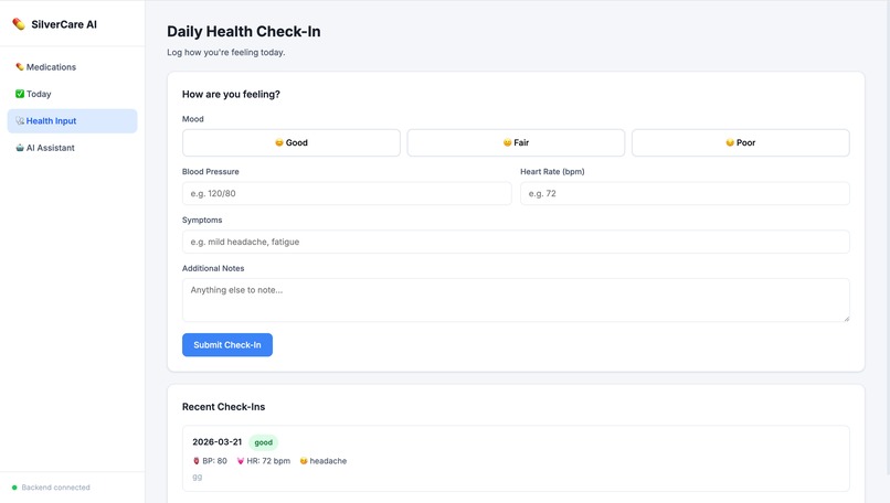  SilverCare-AI – screenshot 2
